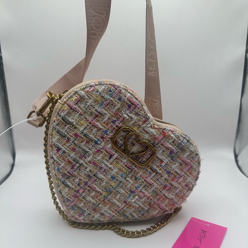 NWT multi color Betsy Johnson crossbody